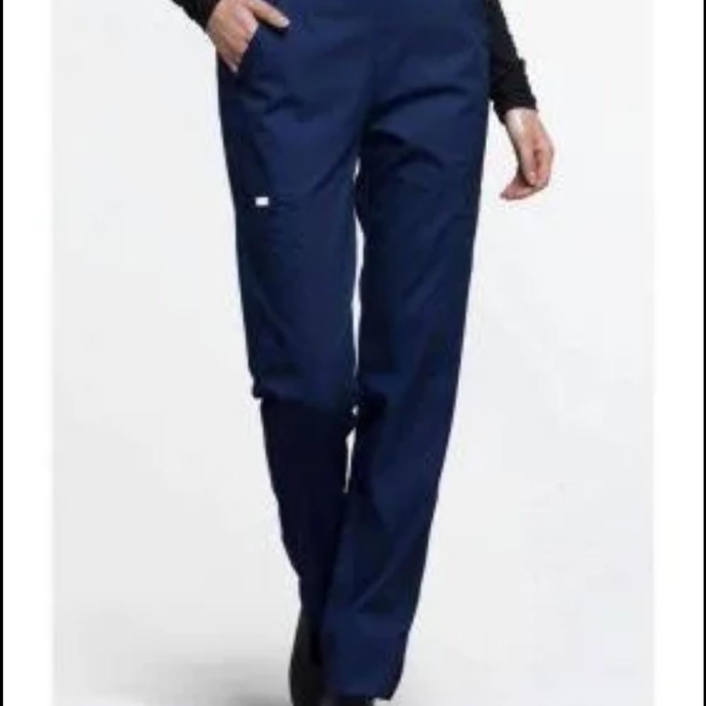 Navy Blue Cherokee Scrubs Luxe Tapered Leg Pant women’s xs  CK040 Navy women’s